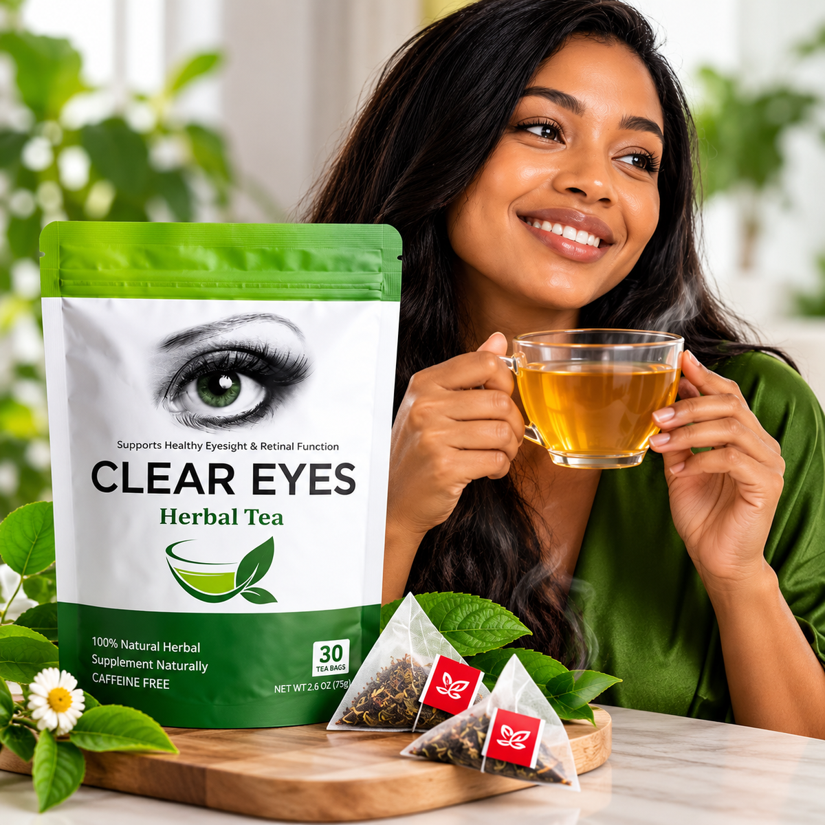 Clear Eyes – Tisane aux Plantes pour le Bien-être Oculaire
